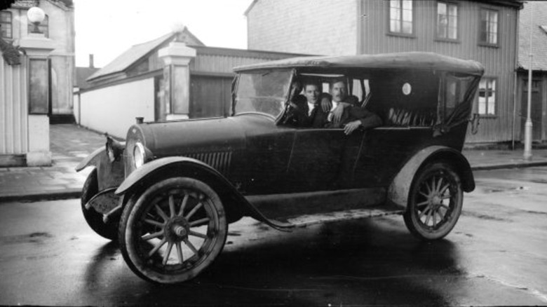 A photo of a 1923 Willys Overland car