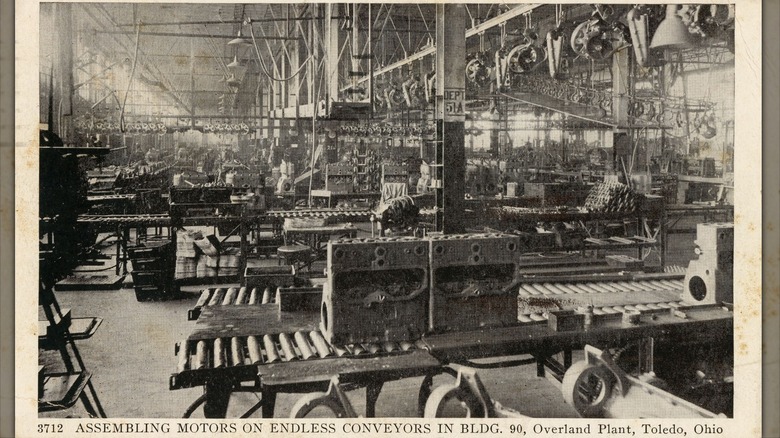 An old photo of Overland plant in Toledo, Ohio