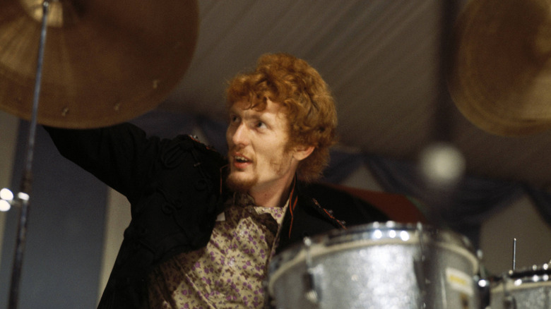 Ginger Baker playing drums with Cream