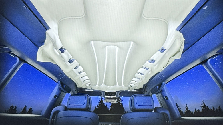 2028 Genesis GV90 Neolun Roof Airbag diagram