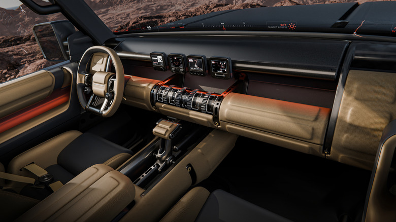 Interior of the Hyundai Boulder concept