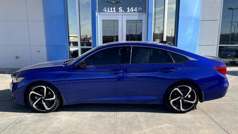 Blue Honda Accord