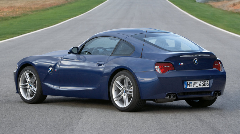 Blue BMW Z4 M Coupe