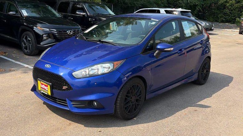 Blue Ford Fiesta ST