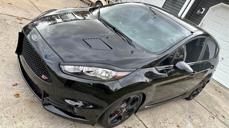 A modified Fiesta ST