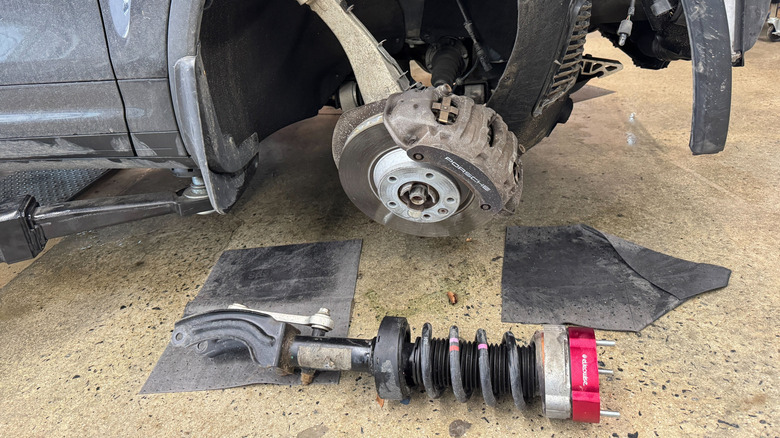 Cayenne front suspension