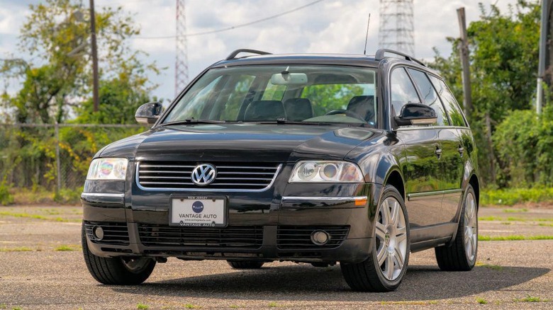 Black VW Passat Wagon