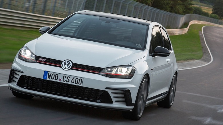 White VW GTI Clubsport