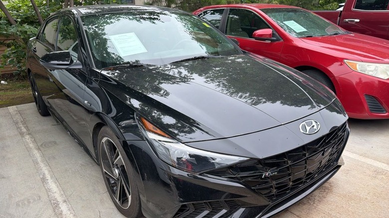 Black Hyundai Elantra N-Line