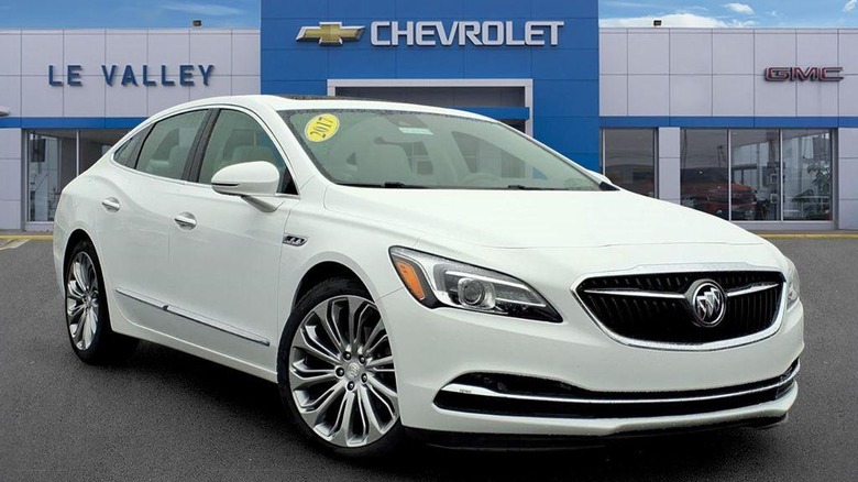 White Buick LaCrosse