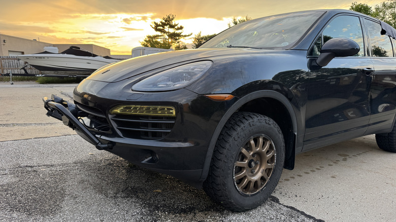 Porsche Cayenne Diesel with a Eurowise bumper bar