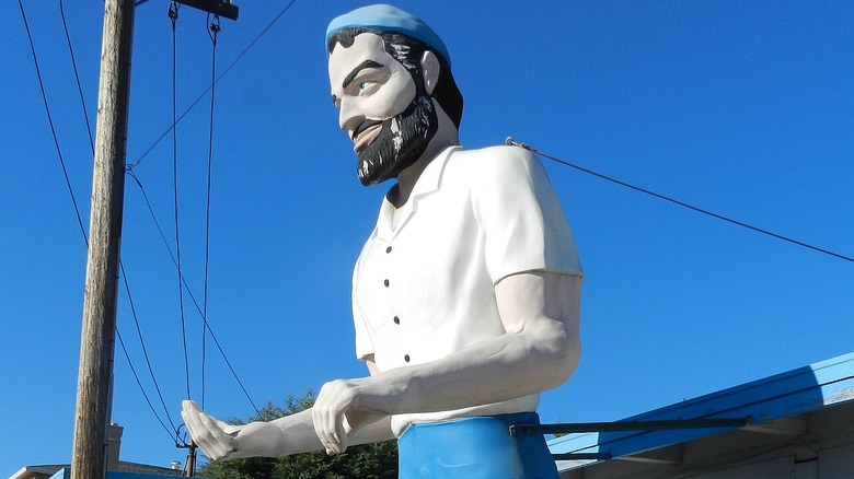 Big Mike the Muffler Man in Hayward, California.