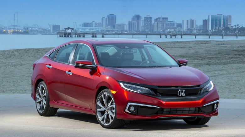 Red Honda Civic