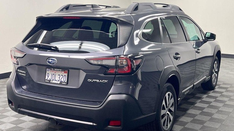 Grey Subaru Outback