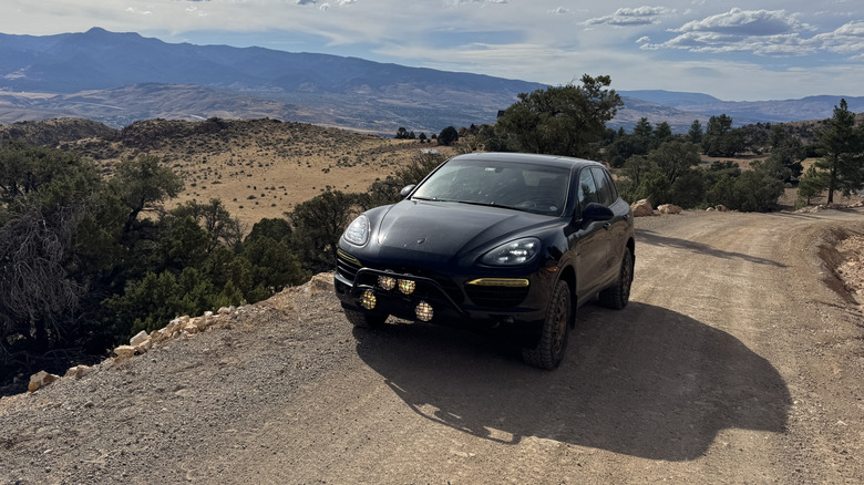 Driving my Cayenne Diesel in Nevada