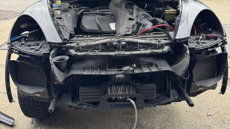 Installing a winch on my Cayenne Diesel