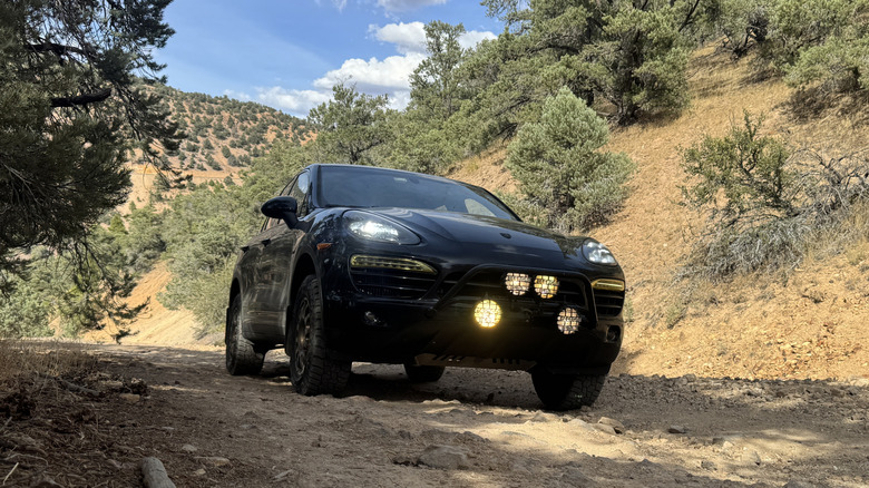Trail driving in Nevada