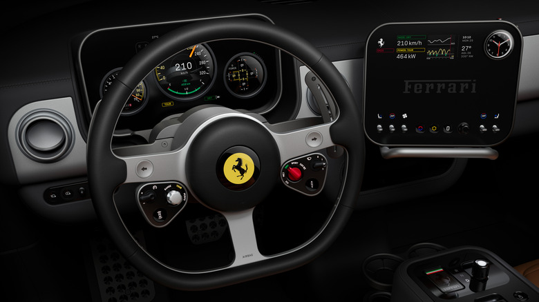 Ferrari Luce EV interior
