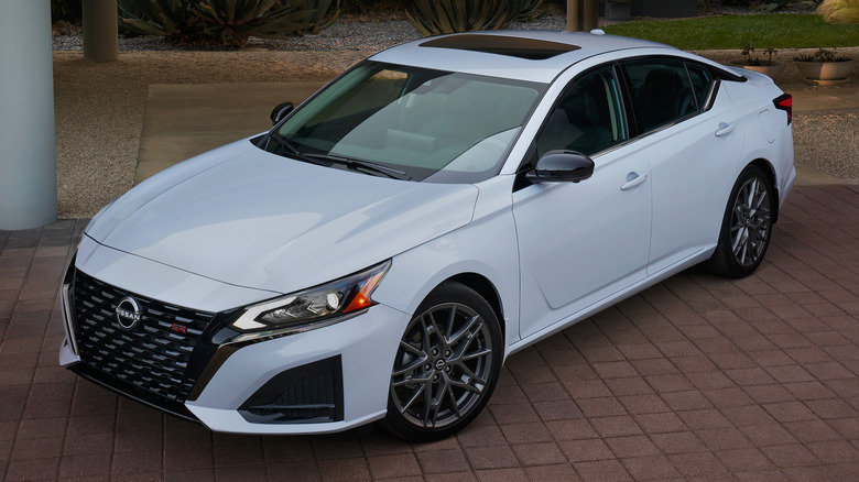 3/4 front static shot of a 2023 Nissan Altima