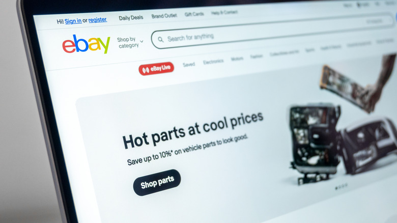 An image from eBay's home page.