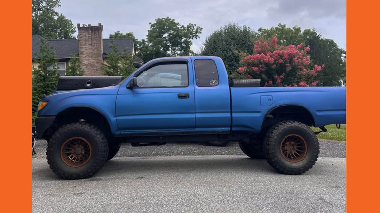 Blue Toyota Tacoma