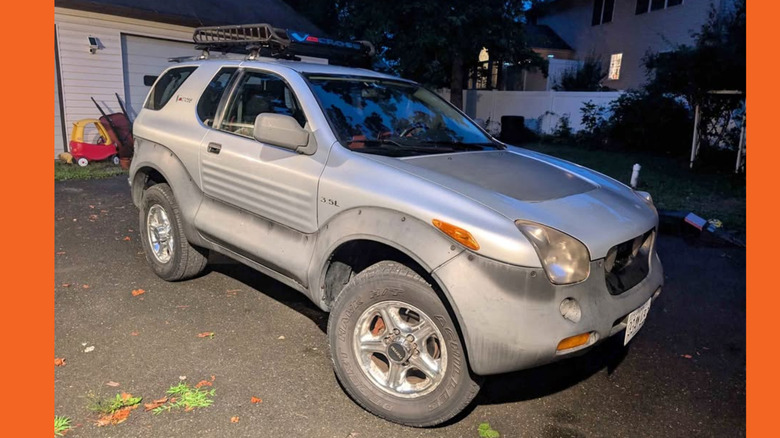 Silver Isuzu VehiCROSS