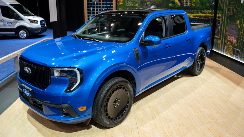 View of Ford Maverick at Canadian International AutoShow. Toronto, Canada