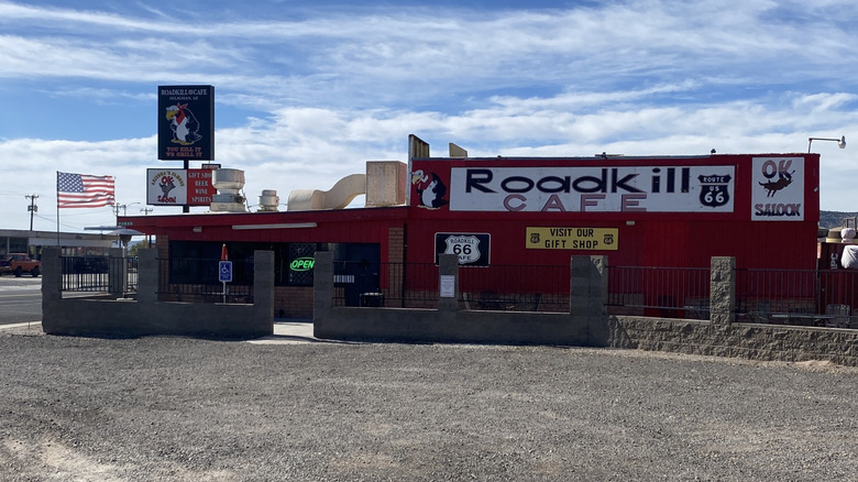 The Roadkill Cafe in Seligman, Arizona