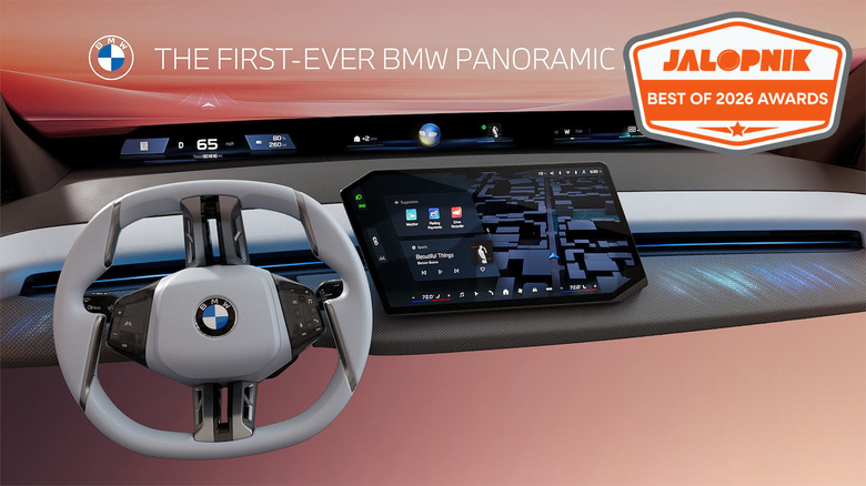 BMW's Panoramic iDrive display at 2026 CES