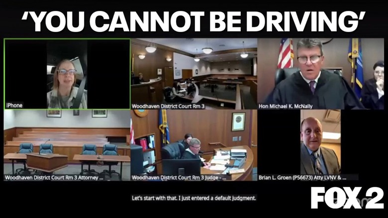 Woman lies to judge about driving during Zoom hearing