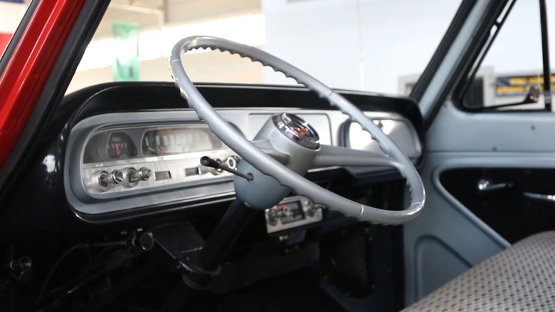 Interior of the 1961 Chevrolet Corphibian