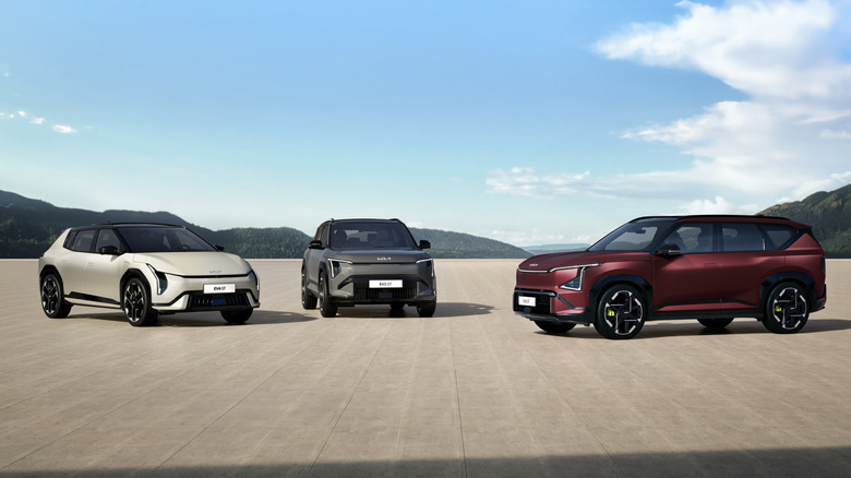 Kia EV3 GT, EV4 GT and EV5 GT