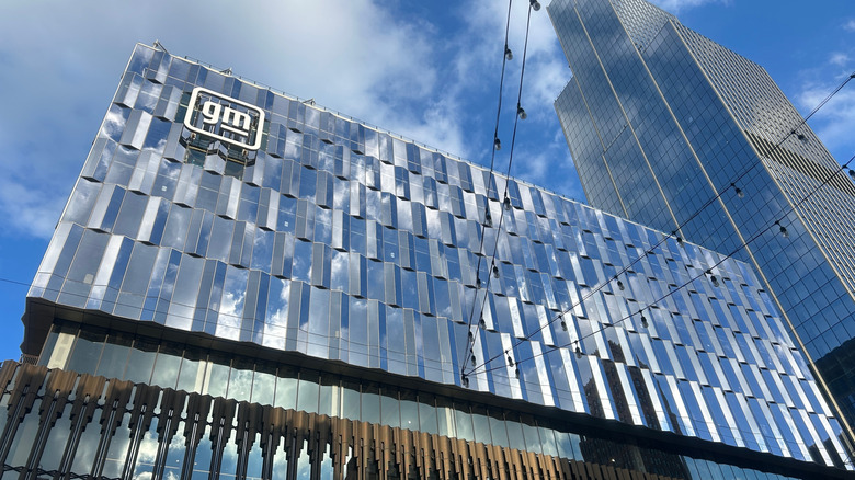 General Motors new headquarters building. Detroit, Michigan.