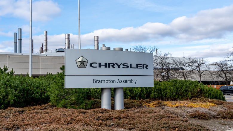 Fiat Chrysler Automobiles Brampton Assembly Plant in Brampton, Ontario, Canada, the American subsidiary of Fiat Chrysler Automobiles N.V.