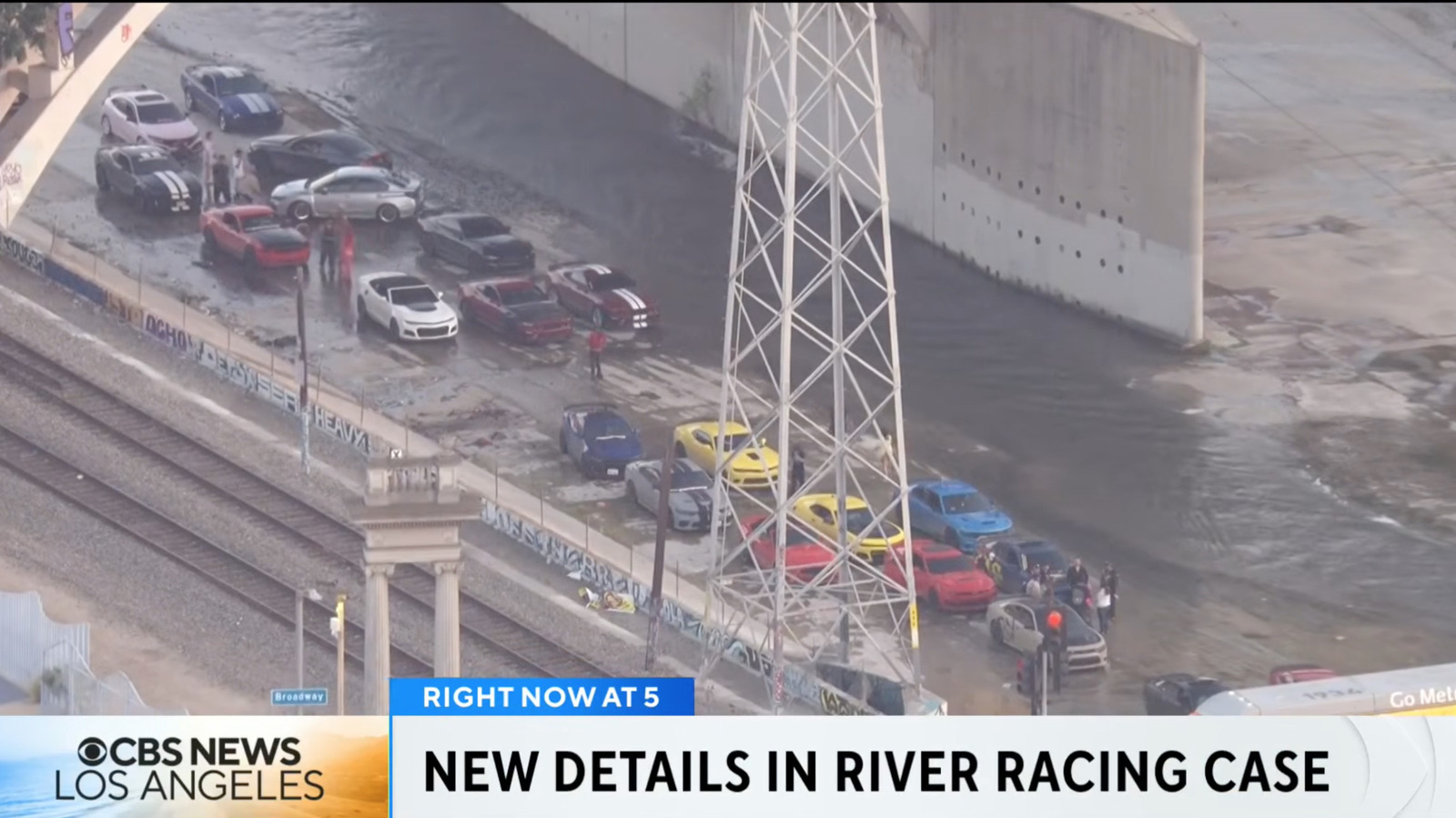 I suppose if there's a lesson to be learned here, perhaps don't drive your car onto the LA River channel, no matter how sick it looks.