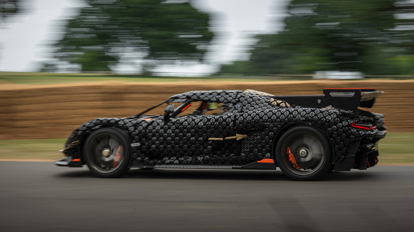 Lego's Full-Size Koenigsegg Sadair's Spear Took On Goodwood Hill Climb And Set A New Speed Record