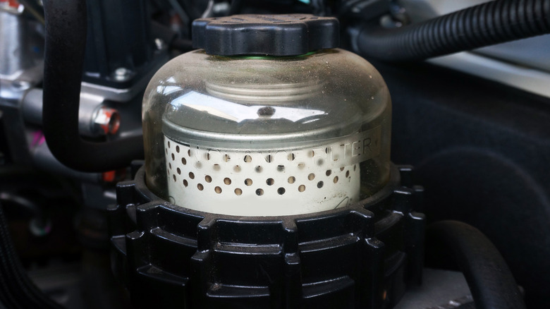 Diesel water/fuel separator filter