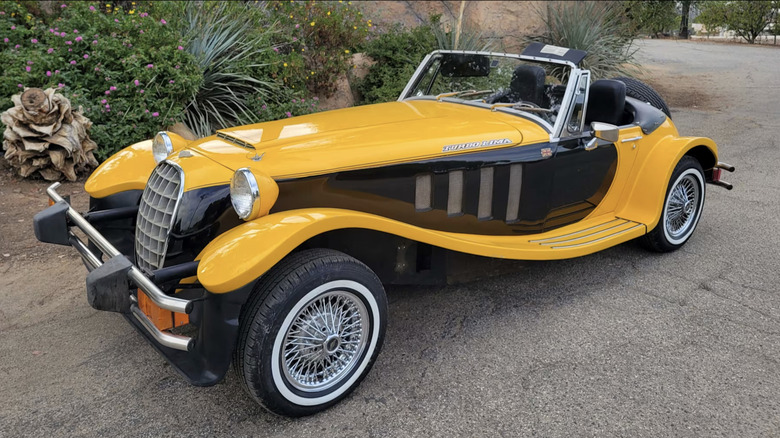 a yellow and black 1979 Panther Lima