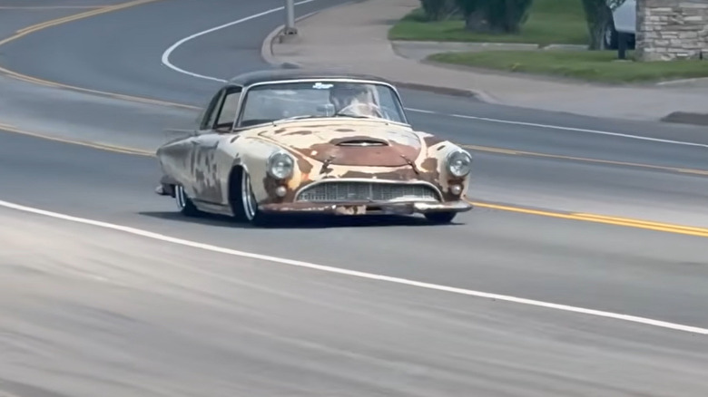Driving the Auto Union 1000SP on the road