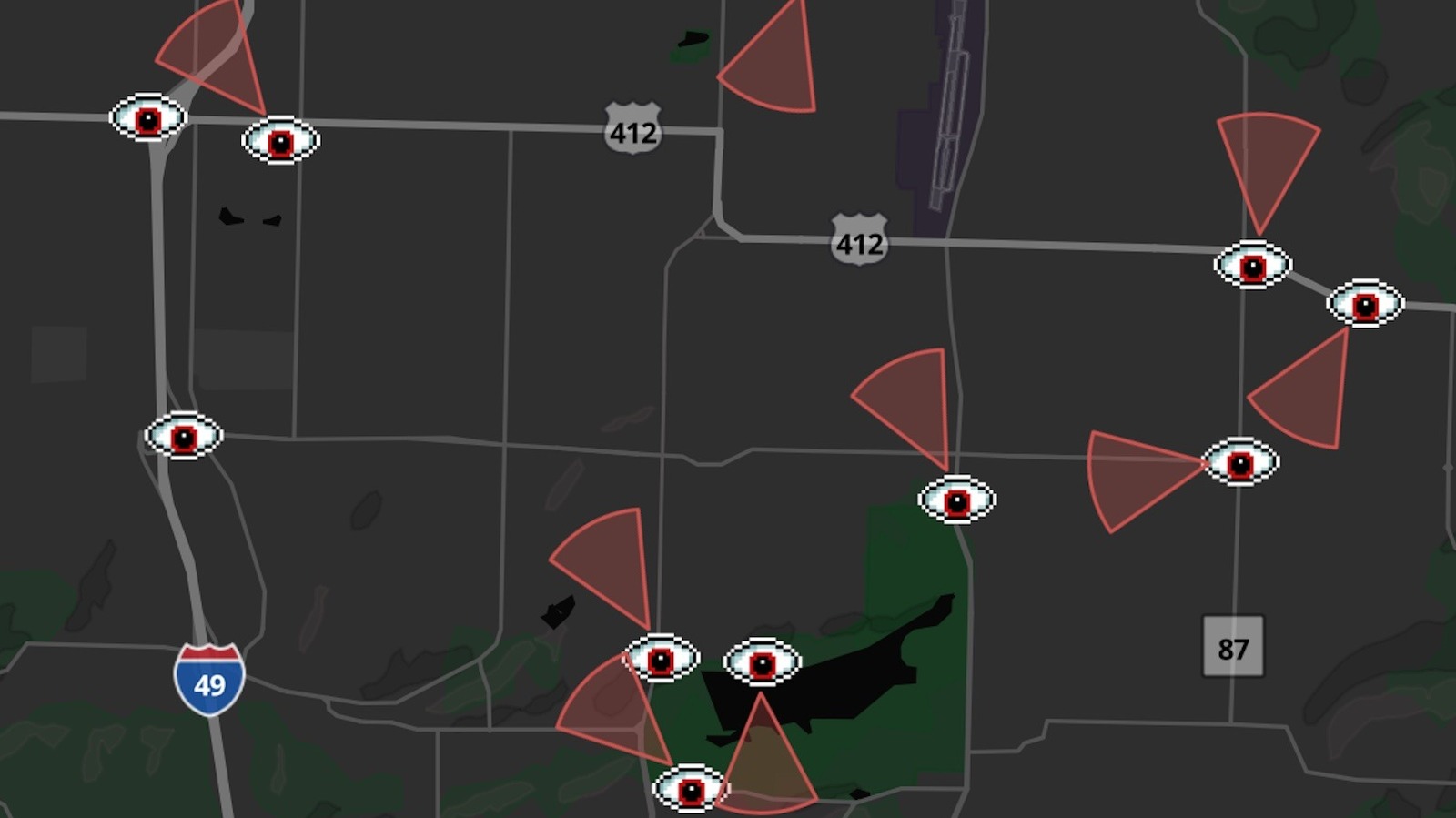 MapQuest Includes Flock Camera Locations Now