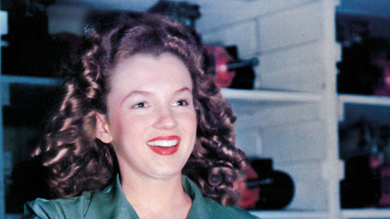 Norma Jeane Dougherty (Marilyn Monroe) from the photo shoot at Radioplane drone factory