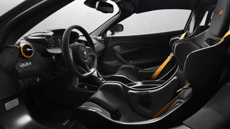 Interior of a McLaren 788HS
