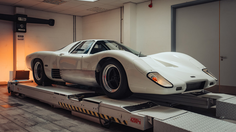 The McLaren M6GT tribute to Bruce McLaren.