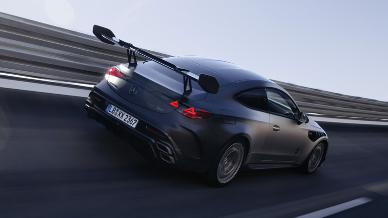 Rear 3/4 view of a Mercedes-AMG CLE 646 Spezialanfertigung
