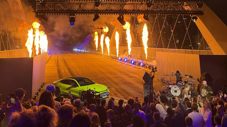 Blink-182 at the Mercedes-AMG GT 4-Door reveal