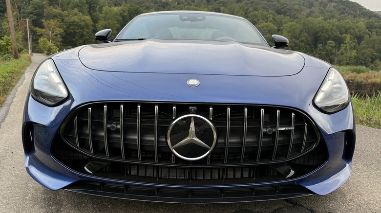 blue 2025 Mercedes-AMG GT63 S E Performance front view