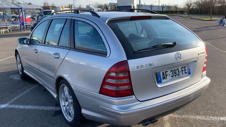 Rear 3/4 of 2003 Mercedes-Benz C30 CDI AMG wagon