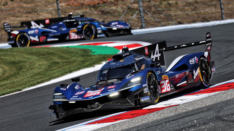 The #36 Alpine Endurance Team Alpine A424 of Jules Gounon, Frederic Makowiecki, and Mick Schumacher in action during practice for the Six Hours of Fuji at the Fuji International Speedway on September 26, 2025 in Oyama, Japan.