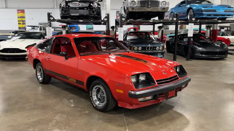 1977 Red Chevrolet Monza Spyder