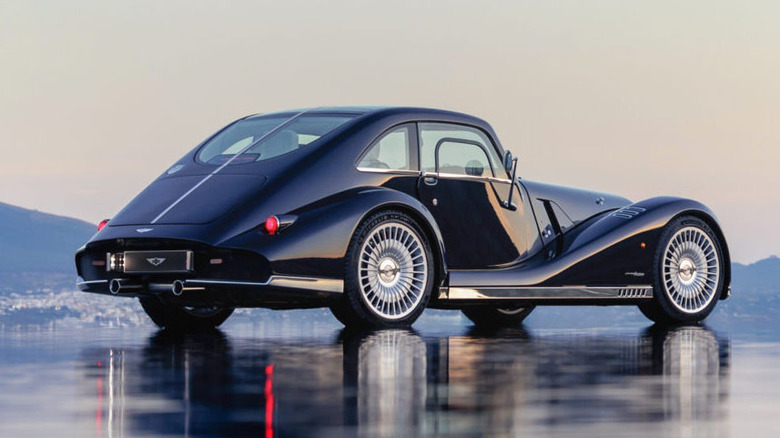 Morgan Midsummer Coupe rear three quarters.